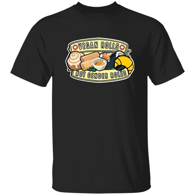 Niche Vegan Girl Gang Vegan Rolls Not Gender Roles Shirt Niche Vegan Girl Gang Vegan Rolls Not Gender Roles Shirt