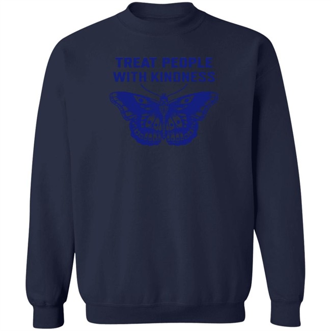 Harry Style Tpwkthreads Treat People With Kindness Fine Line Butterfly Sweatshirt