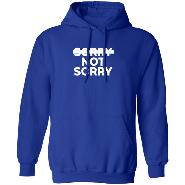 Sorry Not Sorry Hoodie Sorry Not Sorry Hoodie