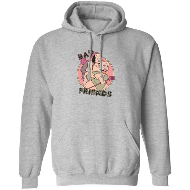 Bad Friends Andrew Santino Piggy Back Tee Shirt Bad Friends Andrew Santino Piggy Back Tee Shirt