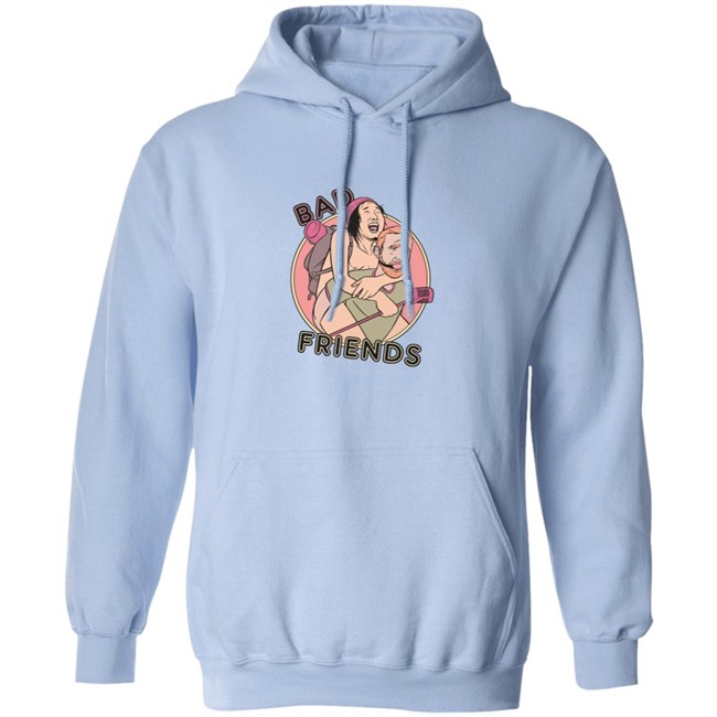 Bad Friends Andrew Santino Piggy Back Tee Shirt Bad Friends Andrew Santino Piggy Back Tee Shirt