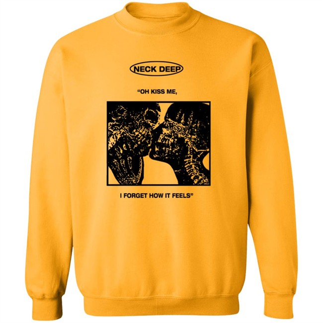 Neck Deep Merch Kiss Me Shirt Neck Deep Merch Kiss Me Shirt