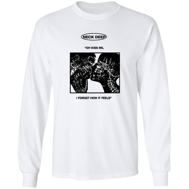 Neck Deep Merch Kiss Me Shirt Neck Deep Merch Kiss Me Shirt