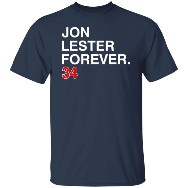 Obvious Shirts Jon Lester Forever 34 Tee Shirt Obvious Shirts Jon Lester Forever 34 Tee Shirt