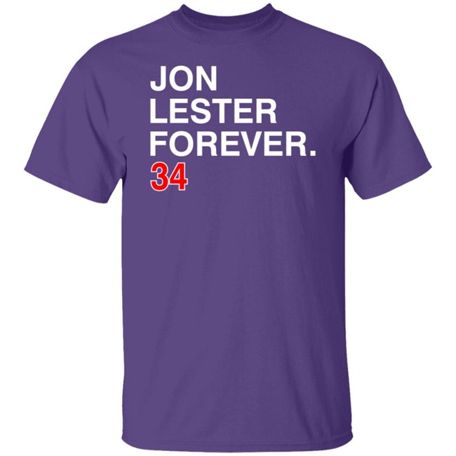 Obvious Shirts Jon Lester Forever 34 Tee Shirt Obvious Shirts Jon Lester Forever 34 Tee Shirt
