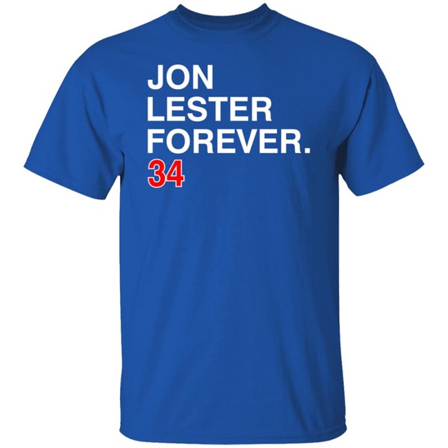 Obvious Shirts Jon Lester Forever 34 Tee Shirt Obvious Shirts Jon Lester Forever 34 Tee Shirt