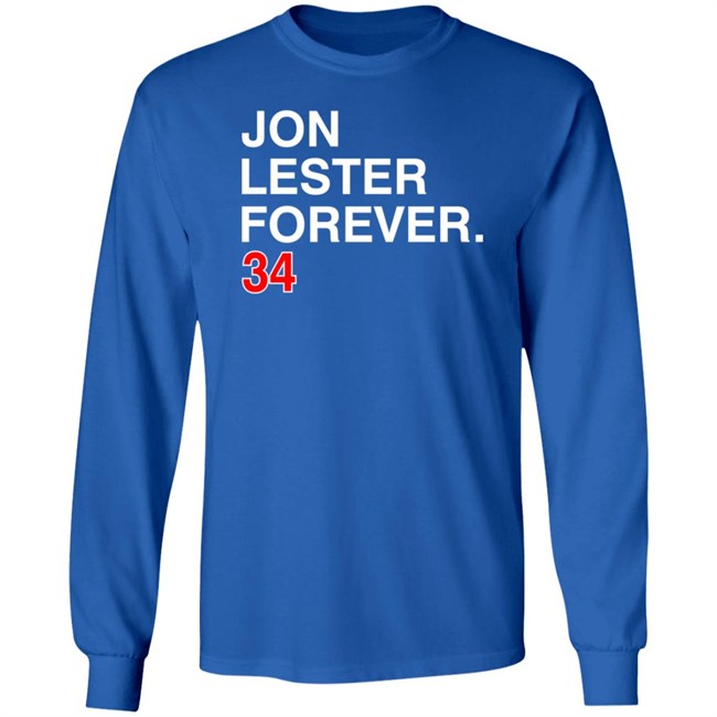 Obvious Shirts Jon Lester Forever 34 Tee Shirt Obvious Shirts Jon Lester Forever 34 Tee Shirt