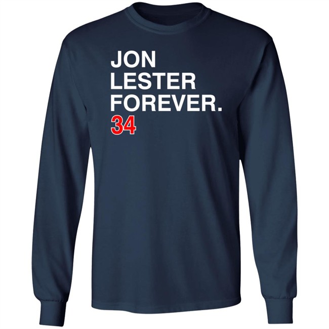 Obvious Shirts Jon Lester Forever 34 Tee Shirt Obvious Shirts Jon Lester Forever 34 Tee Shirt
