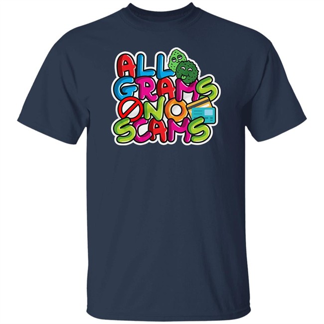 Tokaveli All Grams No Scams T Shirt Tokaveli All Grams No Scams T Shirt