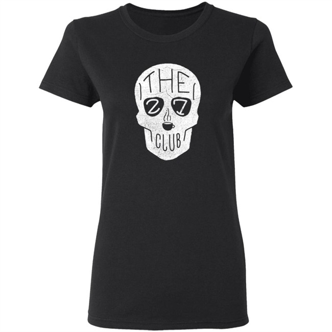 The 27 Club Coffee Skull Logo T Shirt The 27 Club Coffee Skull Logo T Shirt