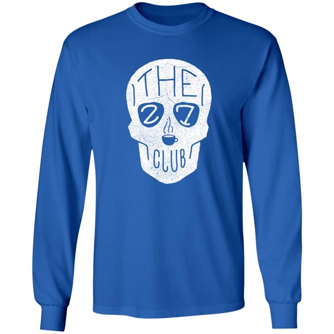 The 27 Club Coffee Skull Logo T Shirt The 27 Club Coffee Skull Logo T Shirt