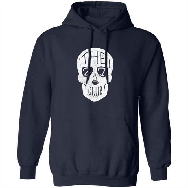 The 27 Club Coffee Skull Logo T Shirt The 27 Club Coffee Skull Logo T Shirt