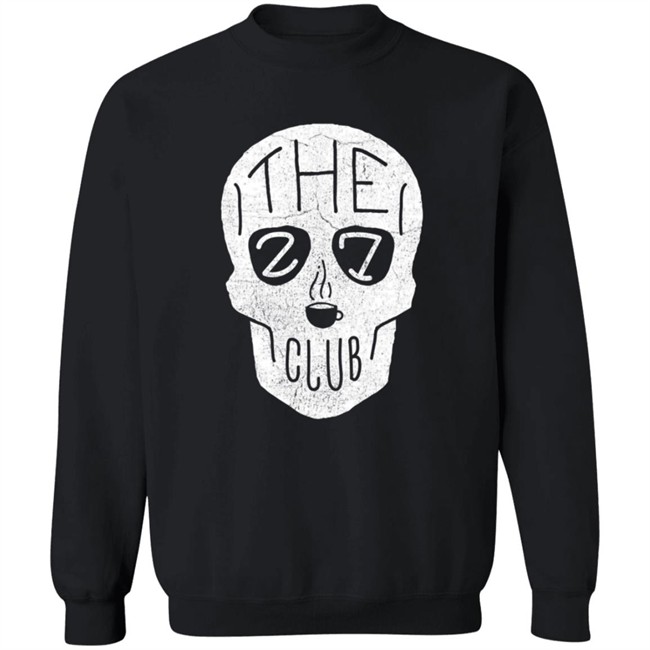 The 27 Club Coffee Skull Logo T Shirt The 27 Club Coffee Skull Logo T Shirt