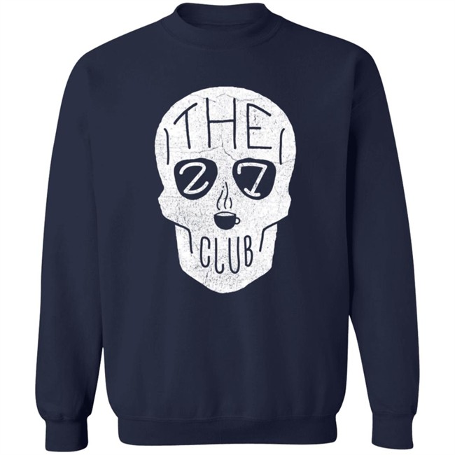 The 27 Club Coffee Skull Logo T Shirt The 27 Club Coffee Skull Logo T Shirt