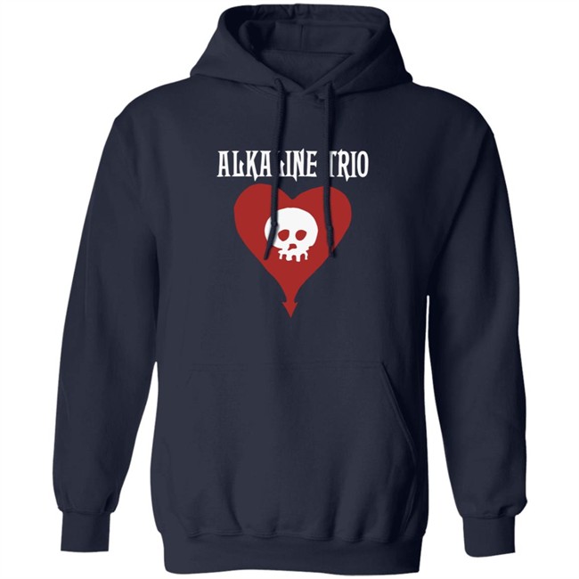Alkaline Trio Merch Heartskull Shirt Alkaline Trio Merch Heartskull Shirt