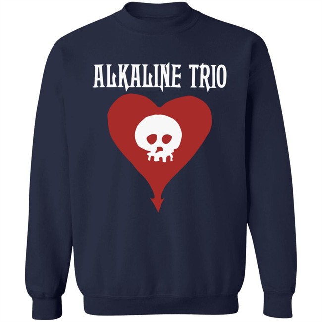 Alkaline Trio Merch Heartskull Shirt Alkaline Trio Merch Heartskull Shirt