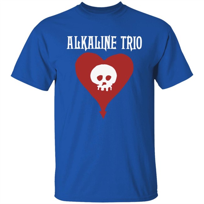 Alkaline Trio Merch Heartskull Shirt Alkaline Trio Merch Heartskull Shirt