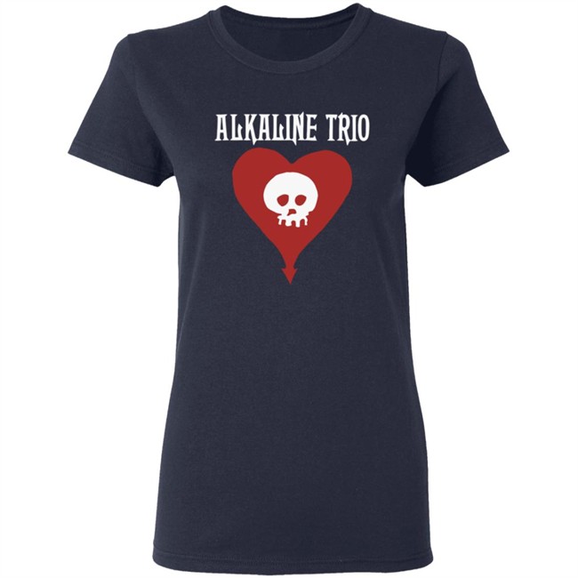 Alkaline Trio Merch Heartskull Shirt Alkaline Trio Merch Heartskull Shirt