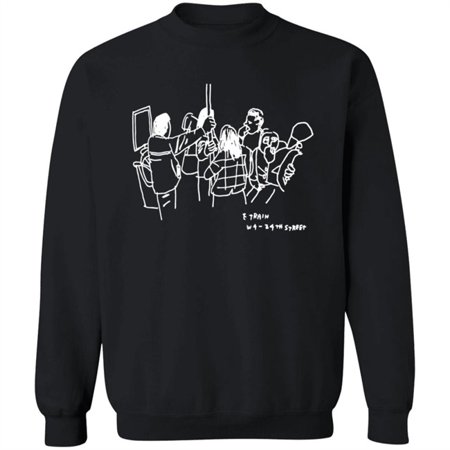 Uniqlo Jason Polan E Train SweatShirt Uniqlo Jason Polan E Train SweatShirt