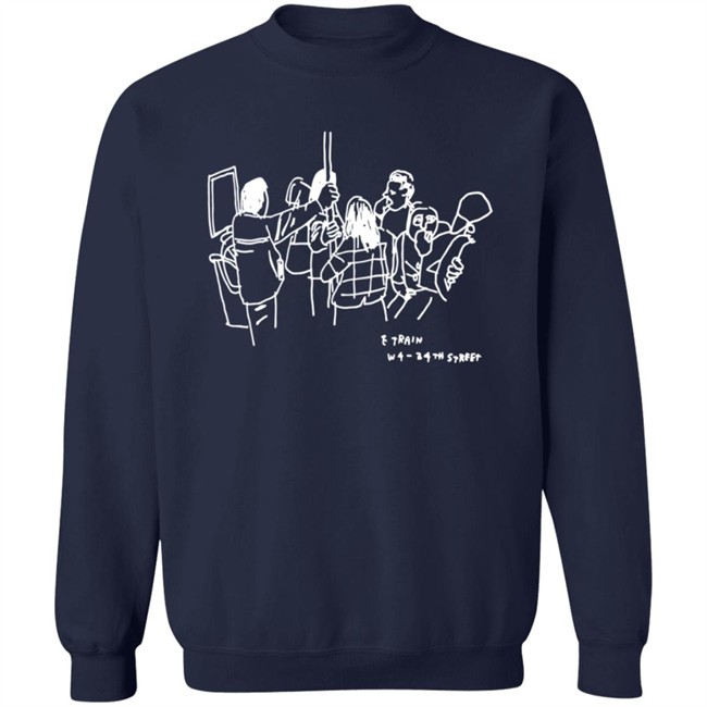 Uniqlo Jason Polan E Train SweatShirt Uniqlo Jason Polan E Train SweatShirt