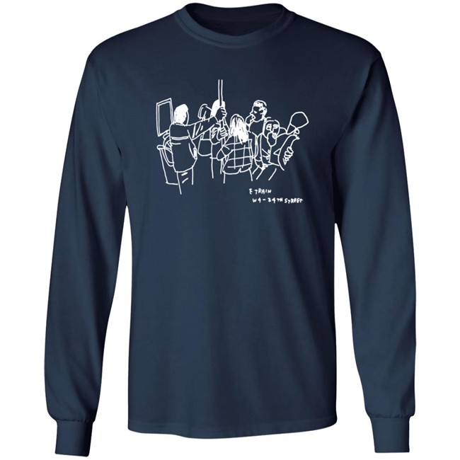 Uniqlo Jason Polan E Train SweatShirt Uniqlo Jason Polan E Train SweatShirt