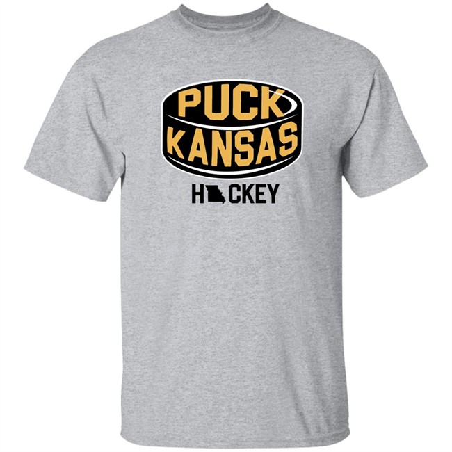573 Tees Shop Puck Kansas Hickey Shirt 573 Tees Shop Puck Kansas Hickey Shirt