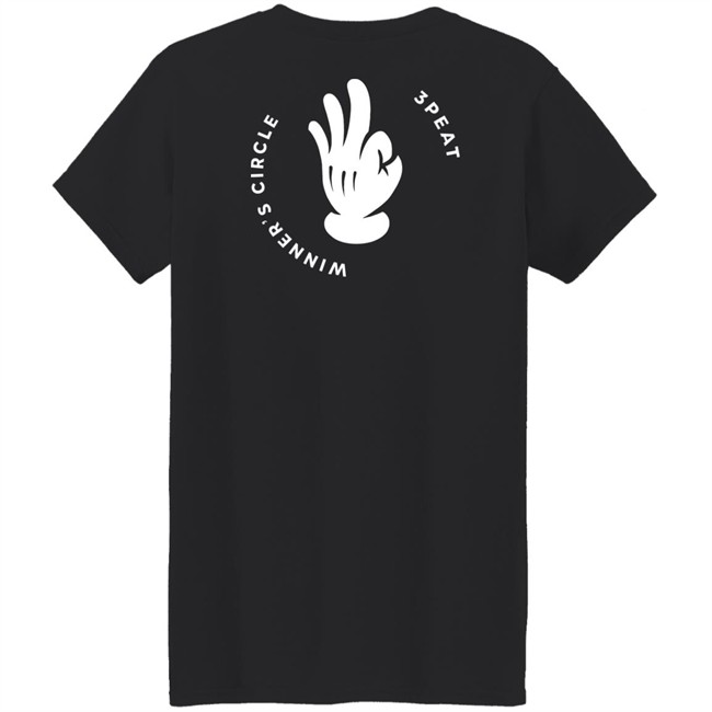 Chris Bumstead Merch Winner's Circle T Shirt 3 Peat Chris Bumstead Merch Winner's Circle T Shirt 3 Peat