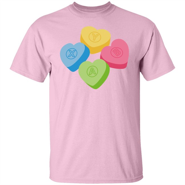 Valentine's Candy Hearts Crew Neck Sweatshirt Valentine's Candy Hearts Crew Neck Sweatshirt