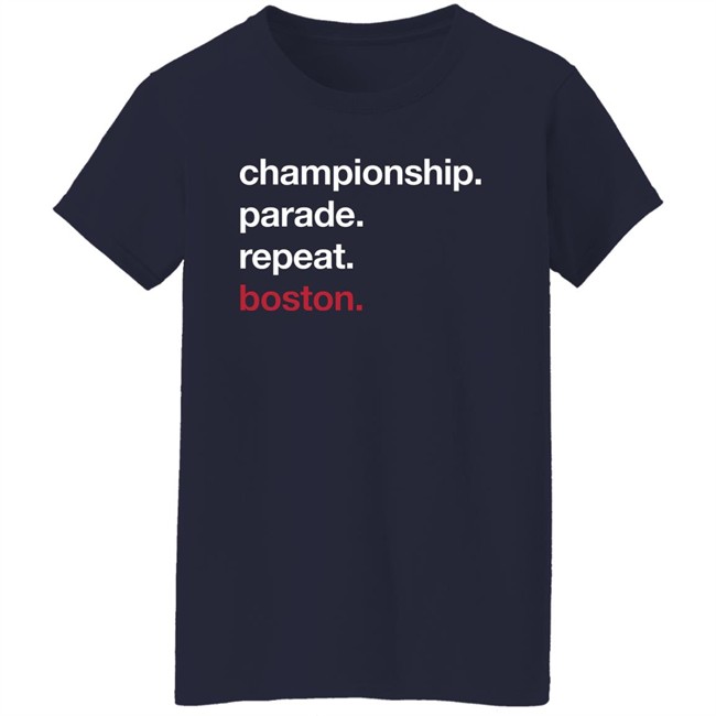 Championship Parade Repeat Boston Hoodie Jared Carrabis Championship Parade Repeat Boston Hoodie Jared Carrabis