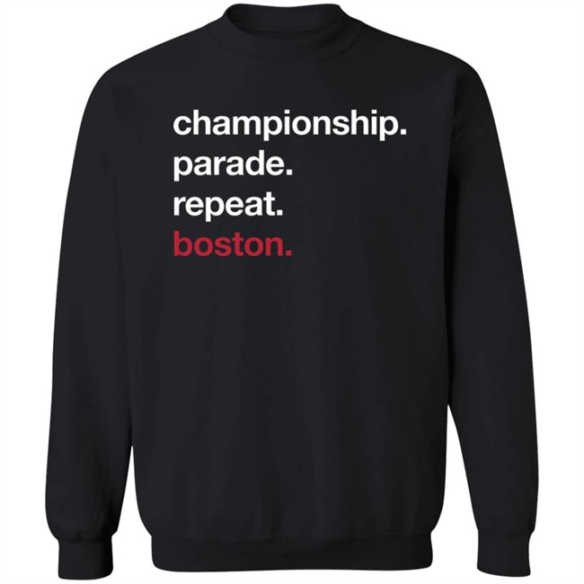 Championship Parade Repeat Boston Hoodie Jared Carrabis Championship Parade Repeat Boston Hoodie Jared Carrabis
