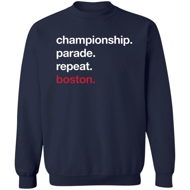 Championship Parade Repeat Boston Hoodie Jared Carrabis Championship Parade Repeat Boston Hoodie Jared Carrabis