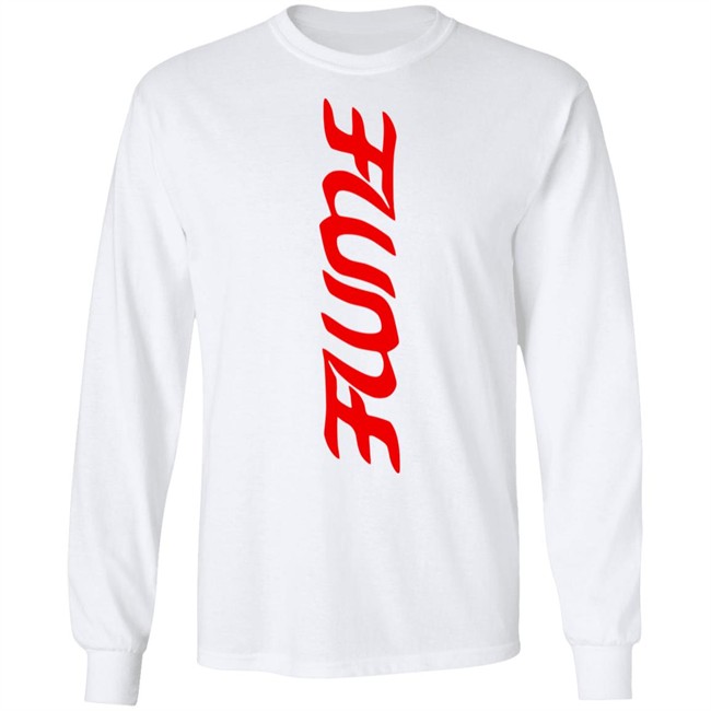 Flume Merch Vertical Red Logo Shirt Flume Merch Vertical Red Logo Shirt