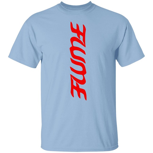 Flume Merch Vertical Red Logo Shirt Flume Merch Vertical Red Logo Shirt