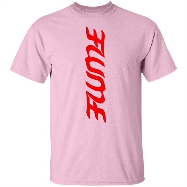 Flume Merch Vertical Red Logo Shirt Flume Merch Vertical Red Logo Shirt