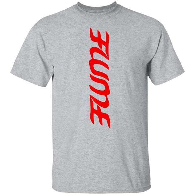 Flume Merch Vertical Red Logo Shirt Flume Merch Vertical Red Logo Shirt