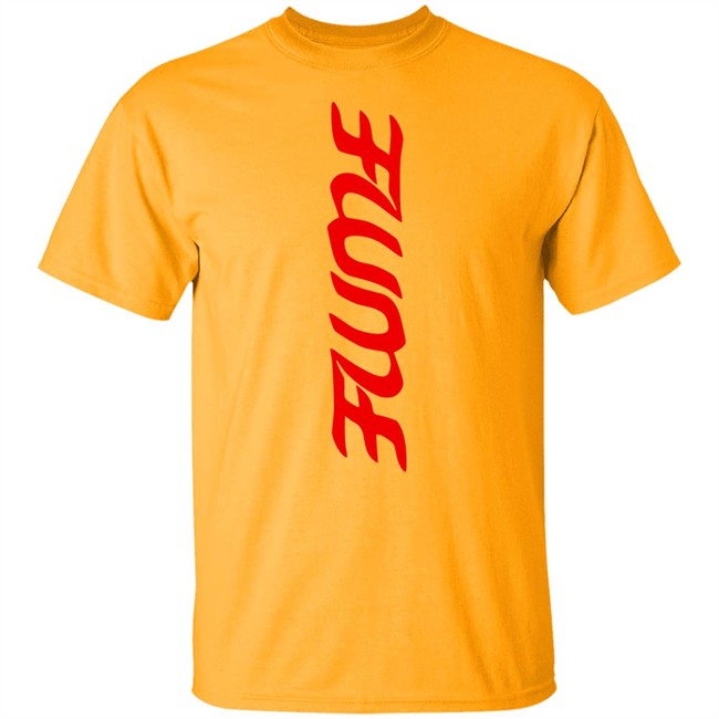 Flume Merch Vertical Red Logo Shirt Flume Merch Vertical Red Logo Shirt