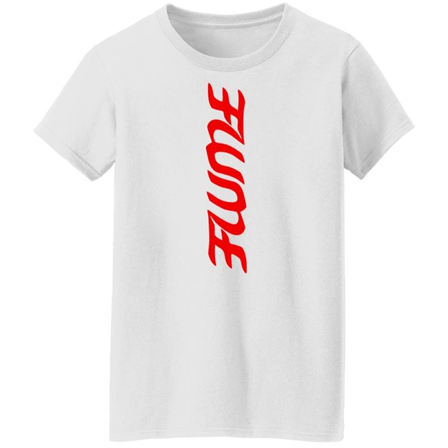 Flume Merch Vertical Red Logo Shirt Flume Merch Vertical Red Logo Shirt