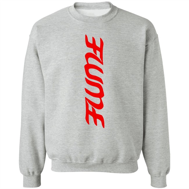 Flume Merch Vertical Red Logo Shirt Flume Merch Vertical Red Logo Shirt