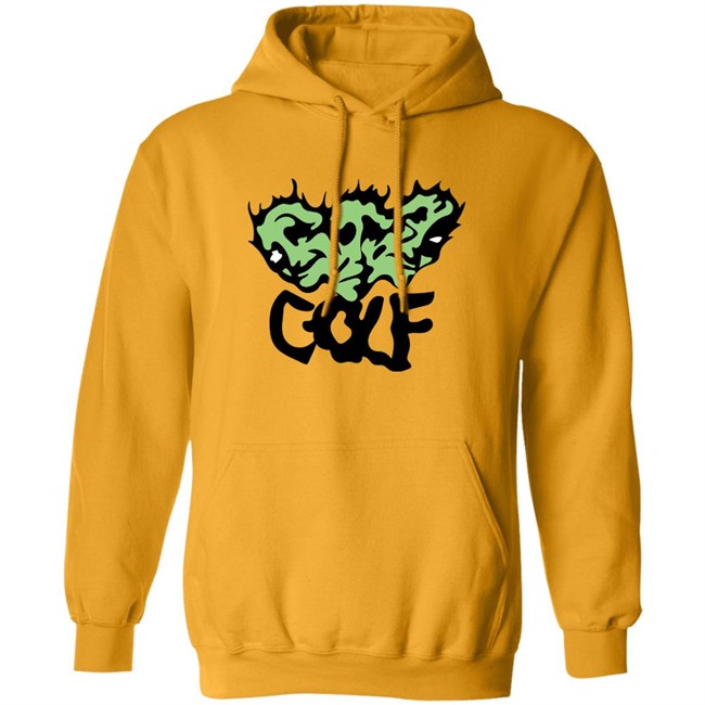 Tyler the Creator Merch Melted Face Gold Hoodie Sweatshirt Tyler the Creator Merch Melted Face Gold Hoodie Sweatshirt