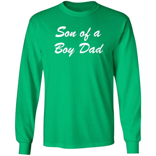 Barstool Sports Son Of A Boy Dad Green Hoodie Barstool Sports Son Of A Boy Dad Green Hoodie