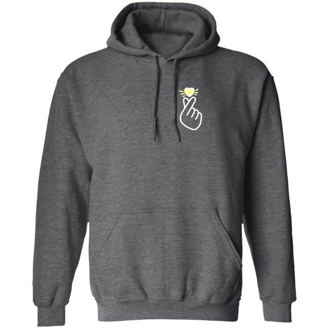 Second City Prints Girbeagly Finger Heart Hoodie Logo Long Sleeve Tee Shirt Second City Prints Girbeagly Finger Heart Hoodie Logo Long Sleeve Tee Shirt