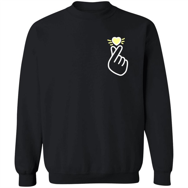 Second City Prints Girbeagly Finger Heart Hoodie Logo Long Sleeve Tee Shirt Second City Prints Girbeagly Finger Heart Hoodie Logo Long Sleeve Tee Shirt
