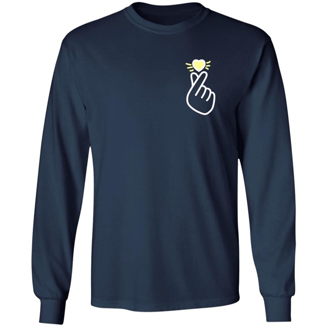 Second City Prints Girbeagly Finger Heart Hoodie Logo Long Sleeve Tee Shirt Second City Prints Girbeagly Finger Heart Hoodie Logo Long Sleeve Tee Shirt