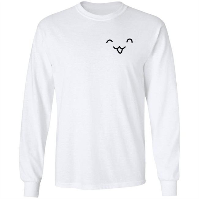 Girbeagly Cute Face Long Sleeve Tee