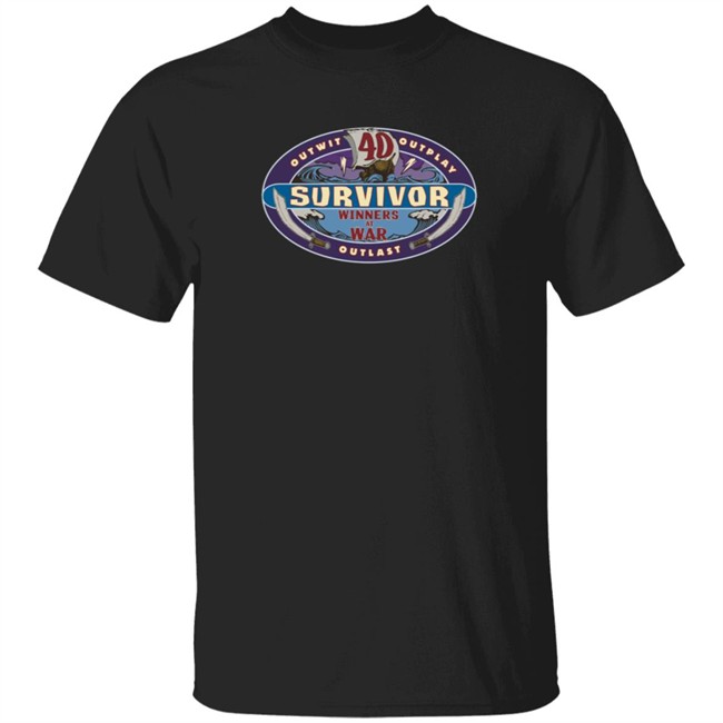 Survivor Season 40 Winners At War Logo Tee