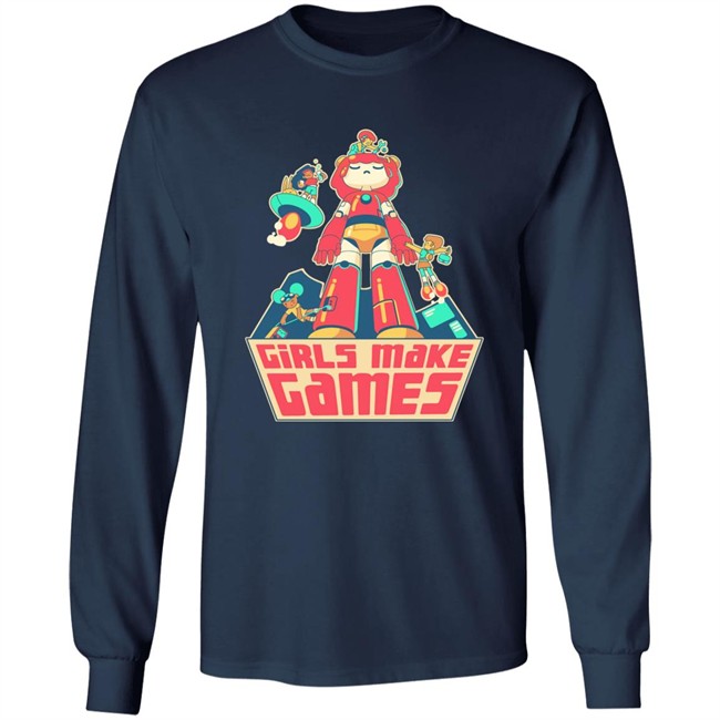 Castpixel Girls Make Games Shirt Castpixel Girls Make Games Shirt