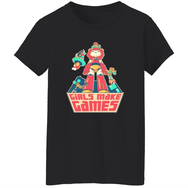 Castpixel Girls Make Games Shirt Castpixel Girls Make Games Shirt