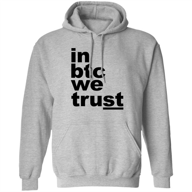 Bitcoin Merch In Btc We Trust Shirt Bitcoin Merch In Btc We Trust Shirt