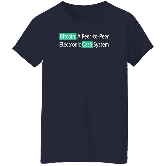 Roger Ver Bitcoin A Peer To Peer Electronic Cash System T Shirt Roger Ver Bitcoin A Peer To Peer Electronic Cash System T Shirt