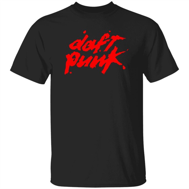 Daft Punk Red Logo T Shirt